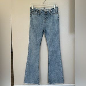 Motel Rocks Frayed Low Rise Jeans